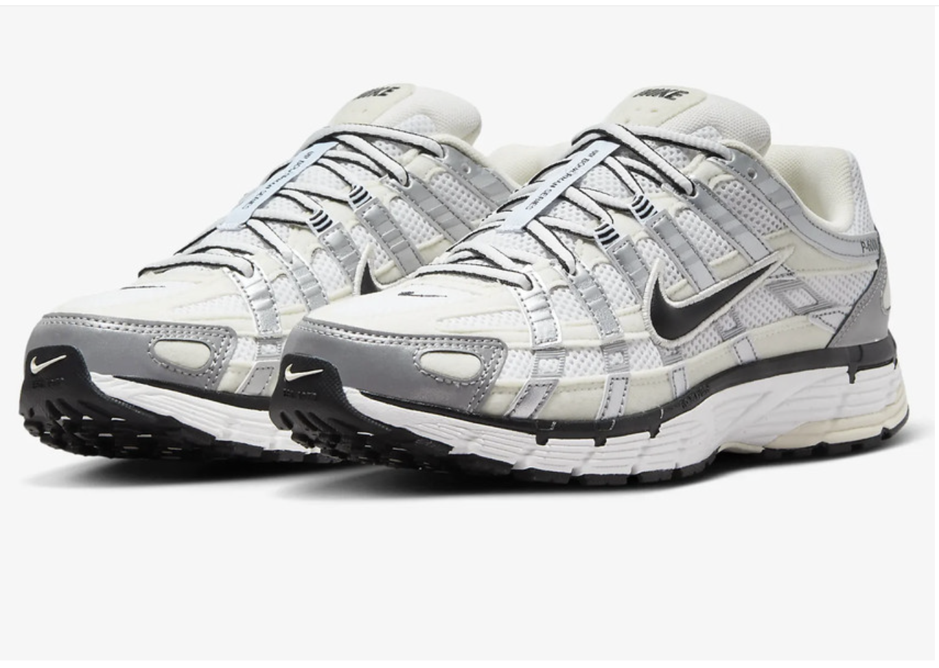 나이키 P-6000 블랙 코코넛 밀크 실버FV6603-100