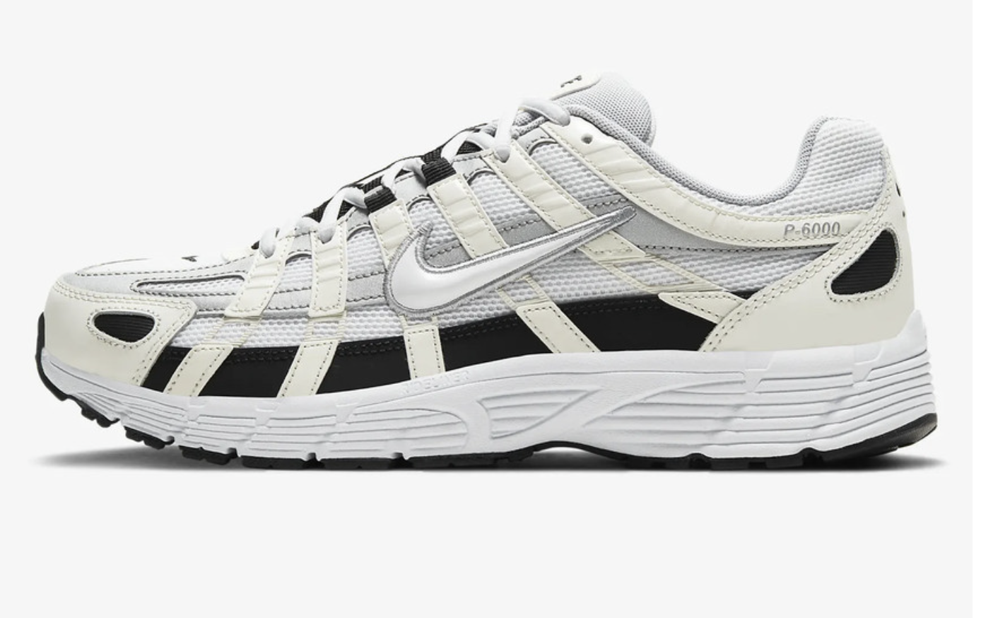 나이키 P-6000 블랙 코코넛 밀크 실버 FV6603-100