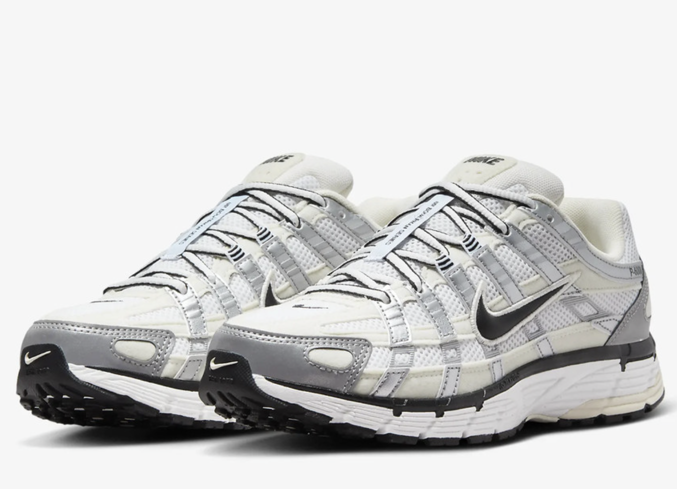 나이키 P-6000 블랙 코코넛 밀크 실버 FV6603-100