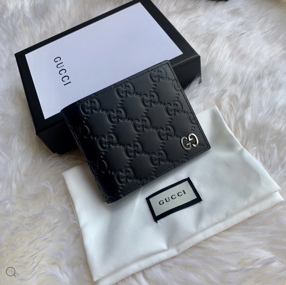 짧은 지갑 블랙 11*9CM